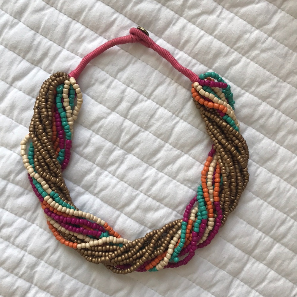 Beaded Multi-strand Necklace
